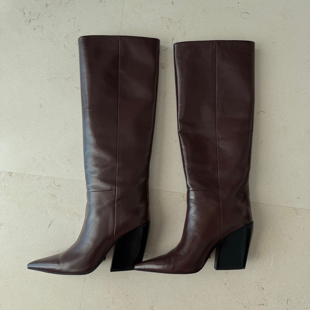 Rebecca Minkoff Dark Brown Heeled Boots, Size 8